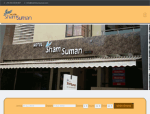 Tablet Screenshot of hotelshamsuman.com